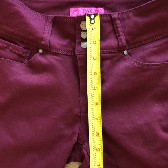 Wax Jeans burgundy capris - Picture 6 of 10